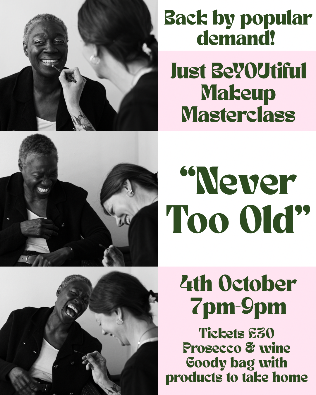 Master Class - "Never Too Old"