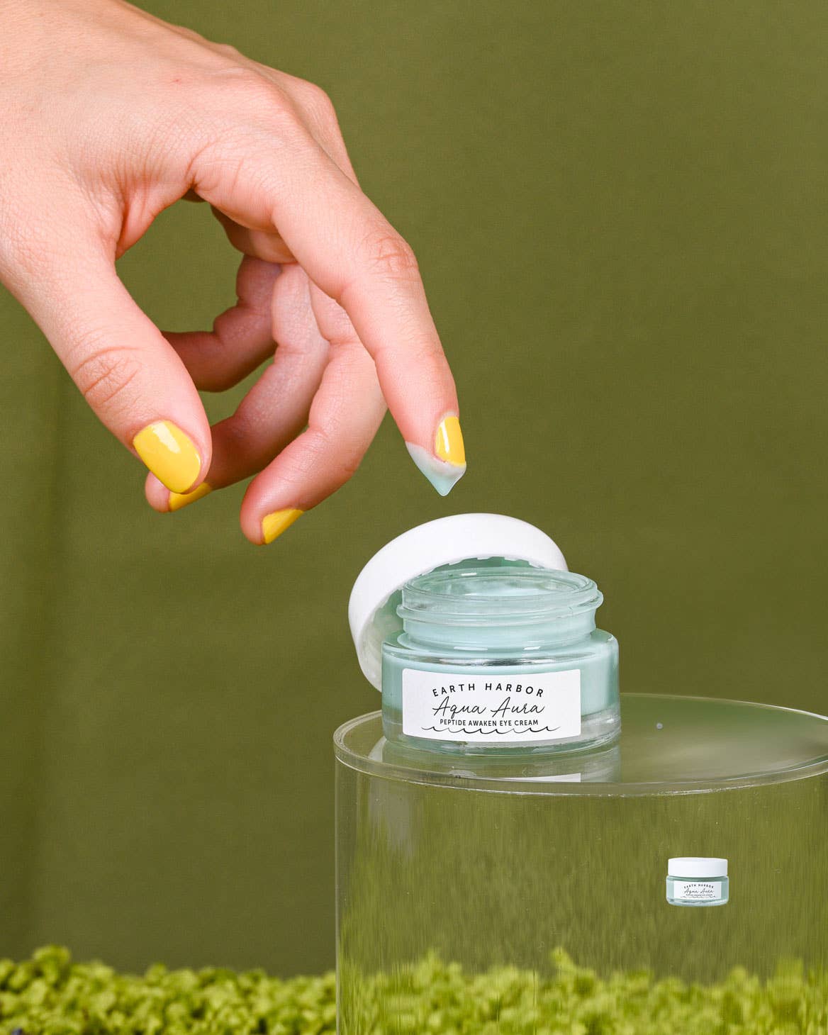 AQUA AURA Peptide Clean Eye Cream: Marine Peptides + Caffeine
