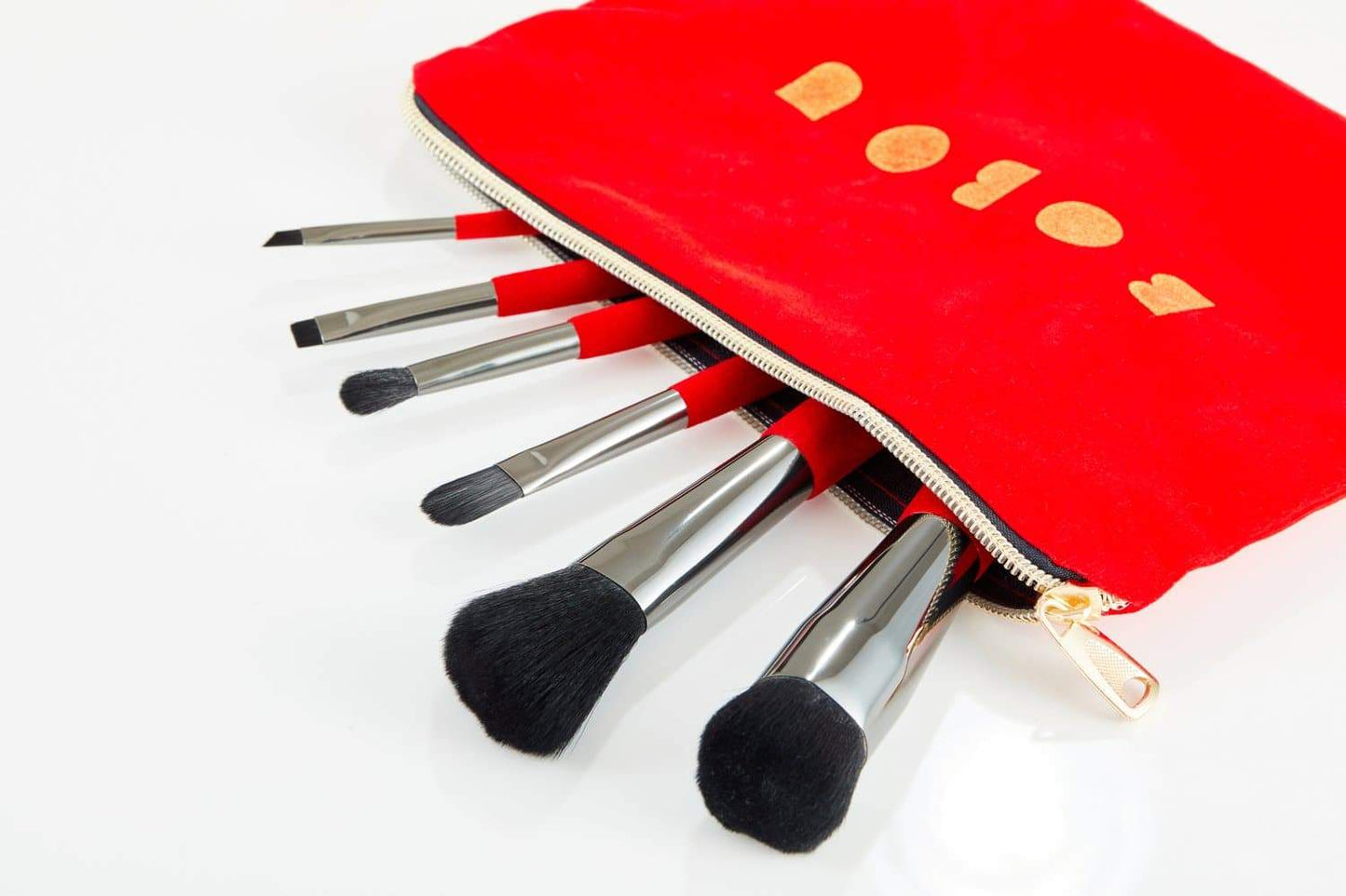 BOBOU VELVET MAKEUP BRUSH POUCH