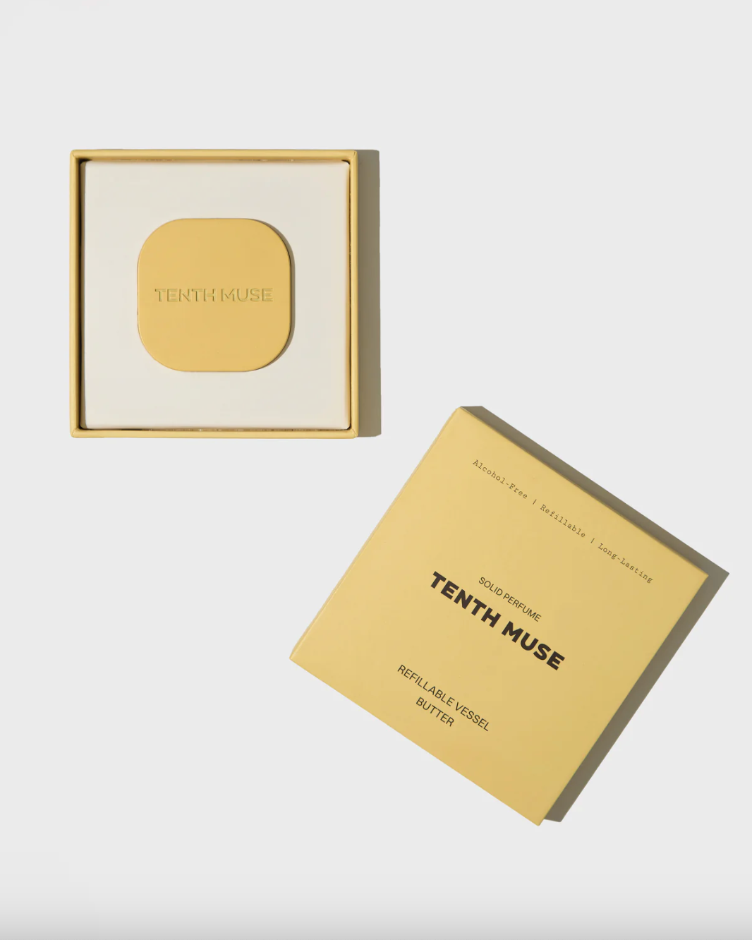Tenth Muse Refillable Perfume Vessel in Butter