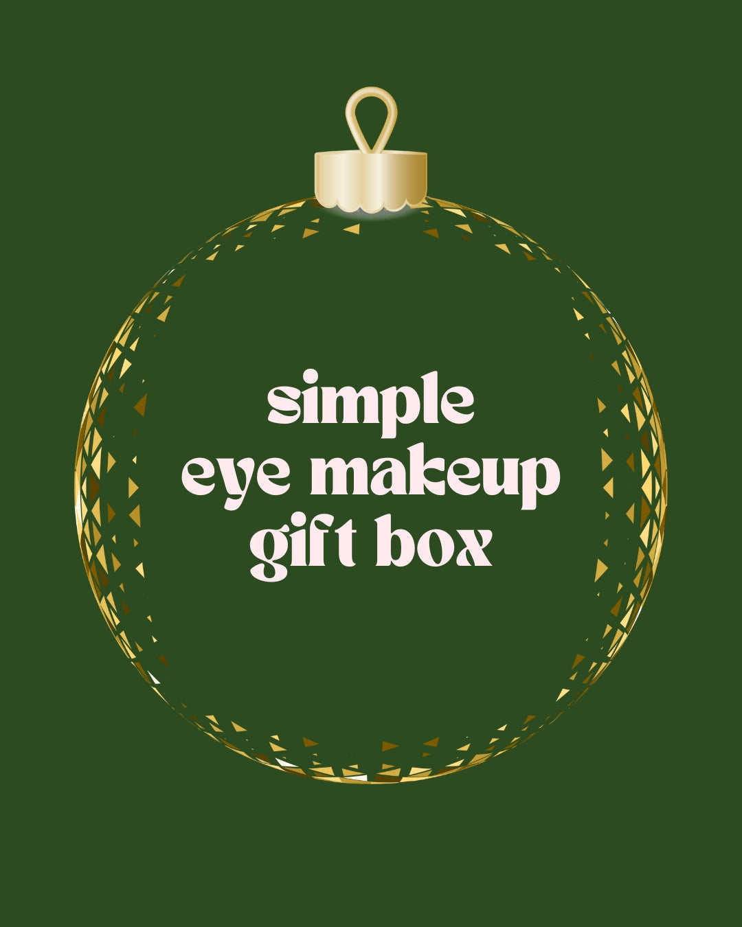 Simple Eye Makeup Christmas Gift Box