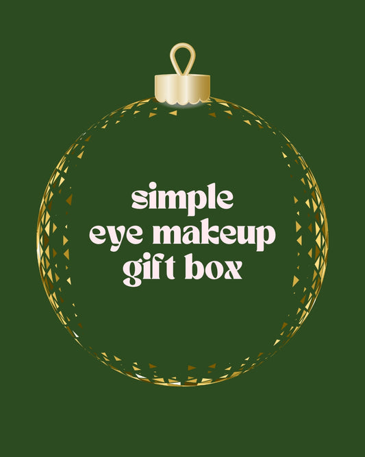 Simple Eye Makeup Christmas Gift Box