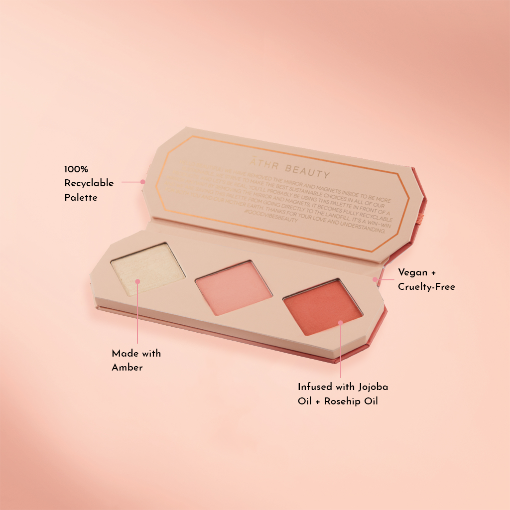 Crystal Charged Cheek Palette: Amber
