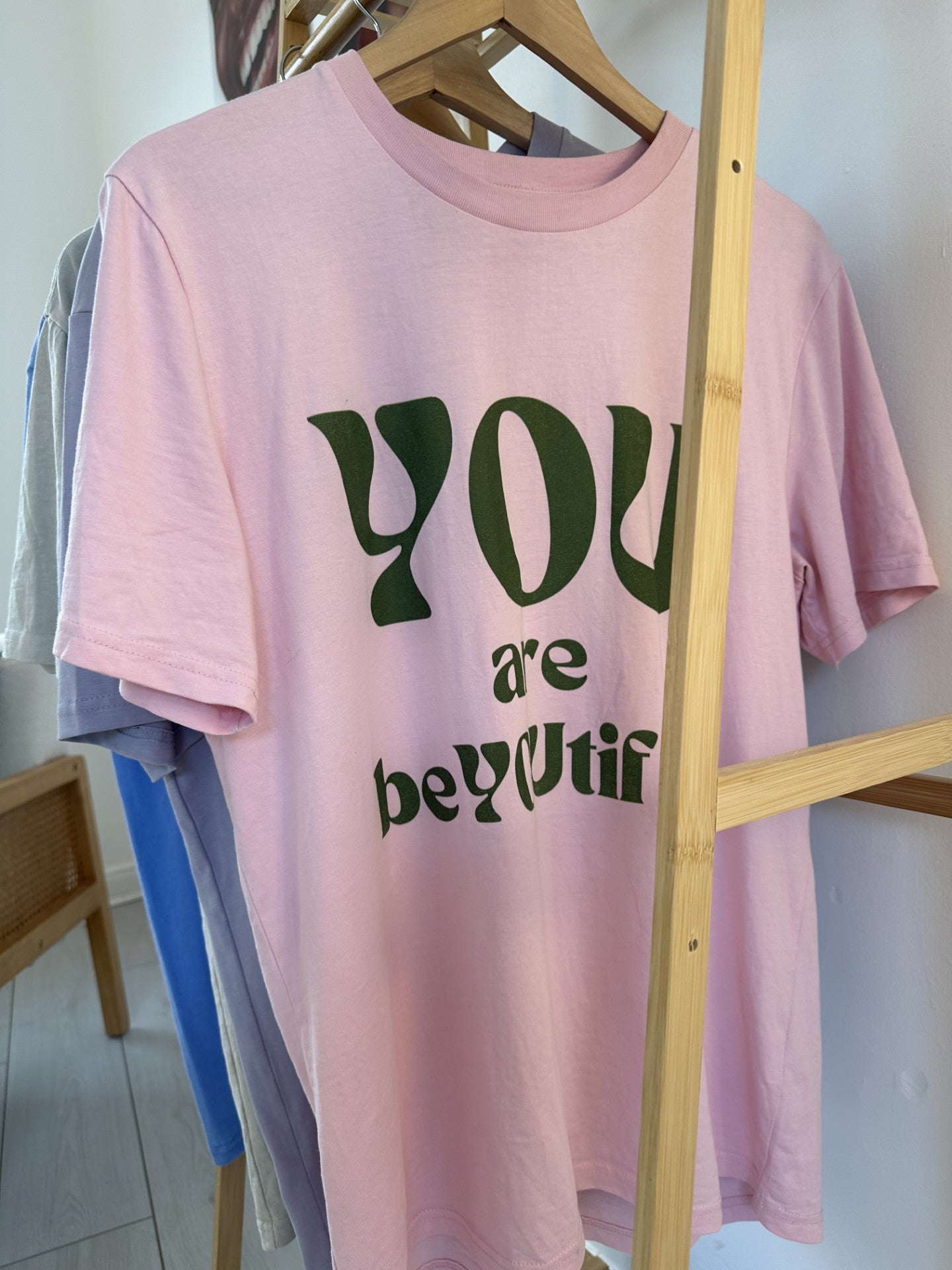 YOU are beYOUtiful Pink Tee