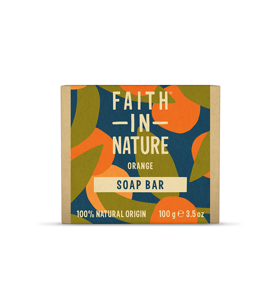 Orange Soap Bar FAITH IN NATURE