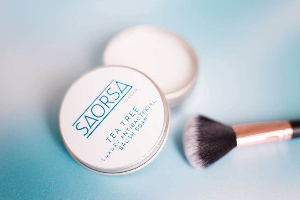 Tea Tree Antibacterial Vegan Brush Soap SAORSA