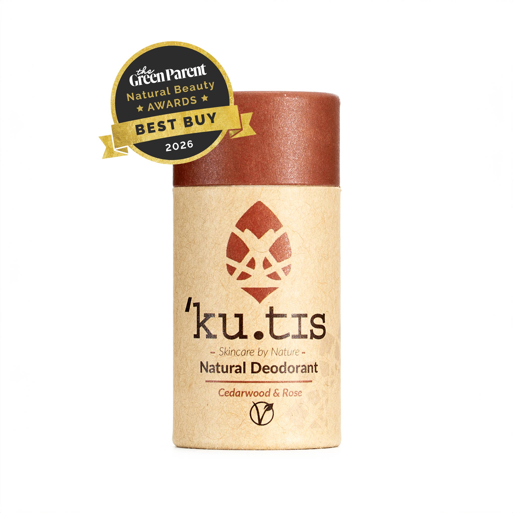 Vegan Cedarwood & Rose Natural Deodorant