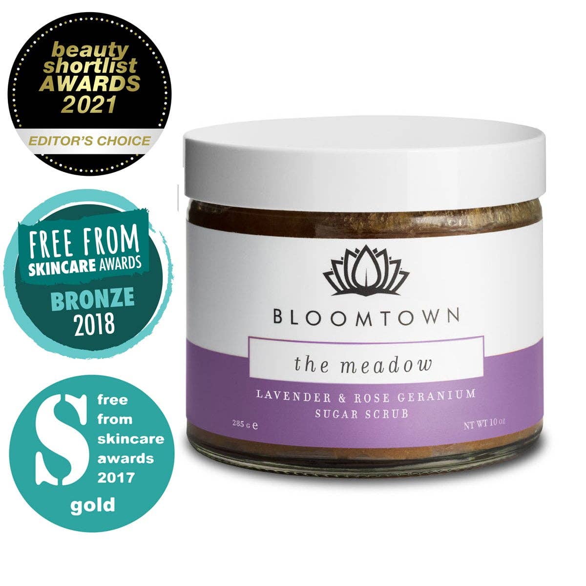 Bloomtown Sugar Scrub – The Meadow (Lavender & Rose Geranium)