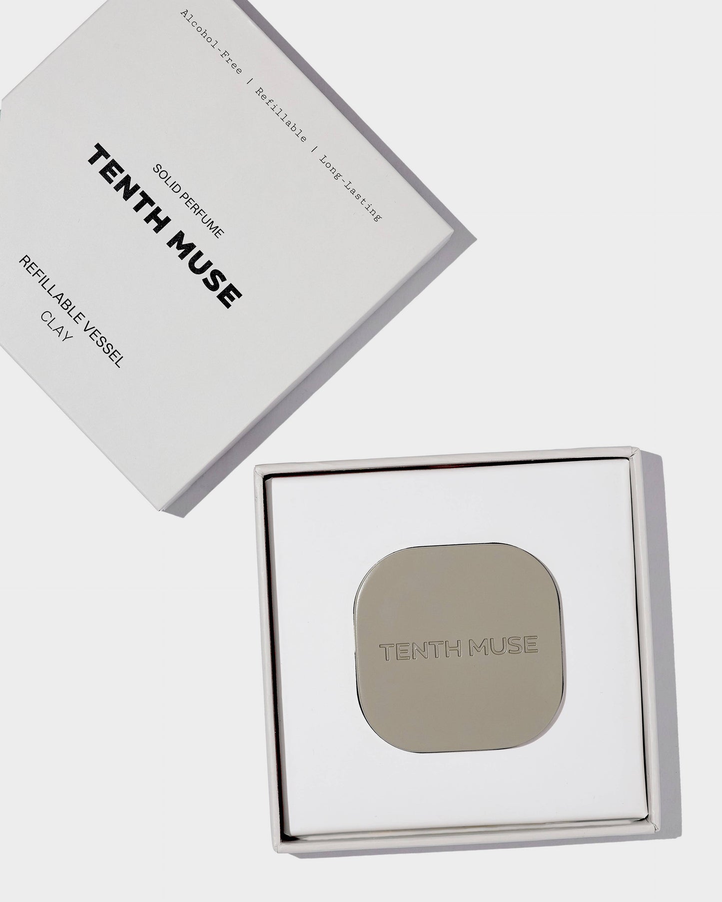 Refillable Perfume Vessel in Clay TENTH MUSE