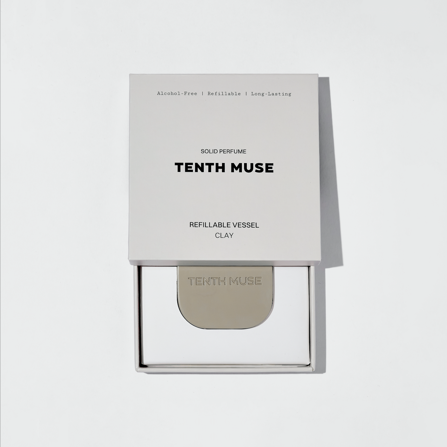 Tenth Muse Refillable Perfume Vessel in Clay