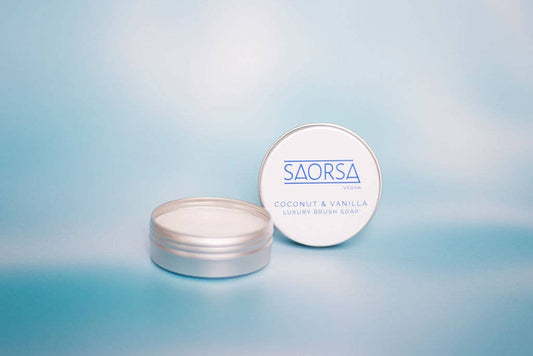 Coconut & Vanilla Vegan Brush Soap SAORSA