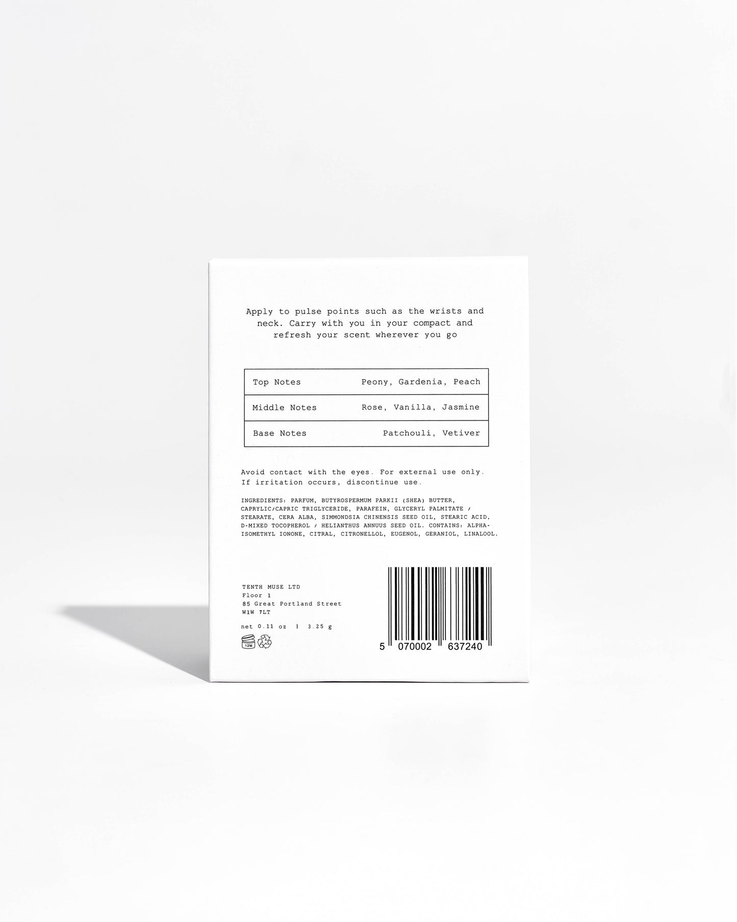 Date Night Perfume Balm TENTH MUSE