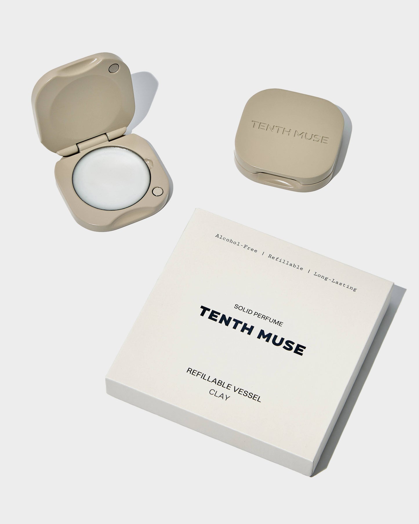Refillable Perfume Vessel in Clay TENTH MUSE