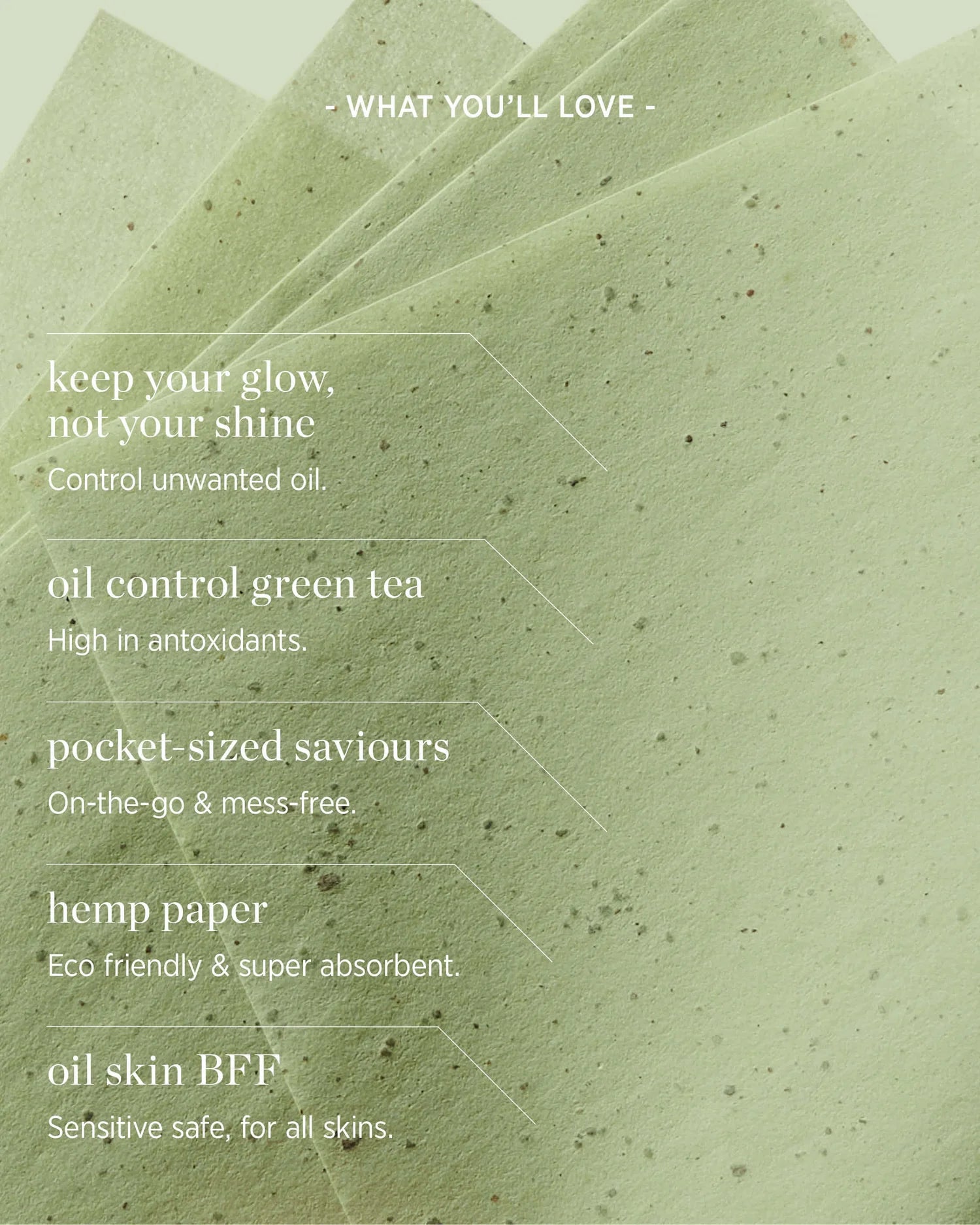 Ere Perez Green Tea Oil Control Paper