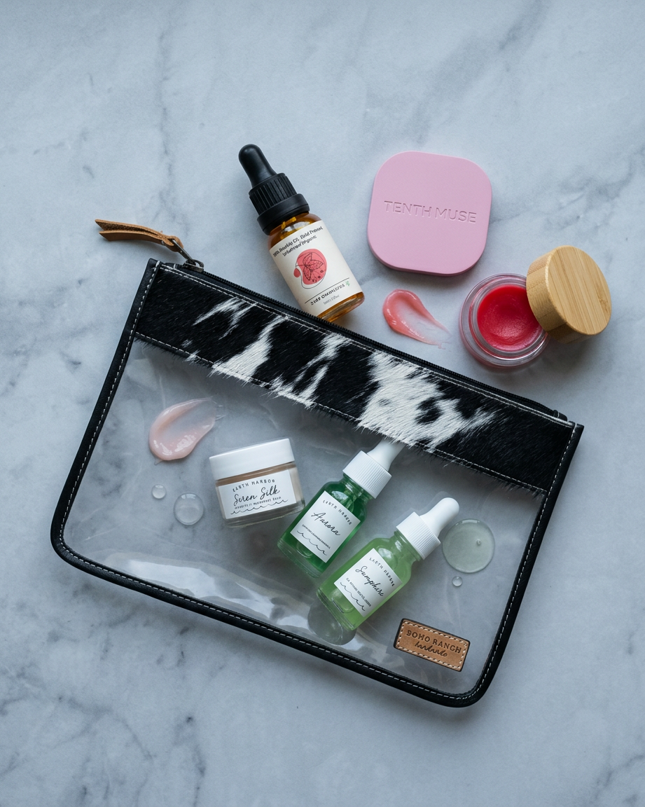 Clear Travel Pouch from Boho Ranch