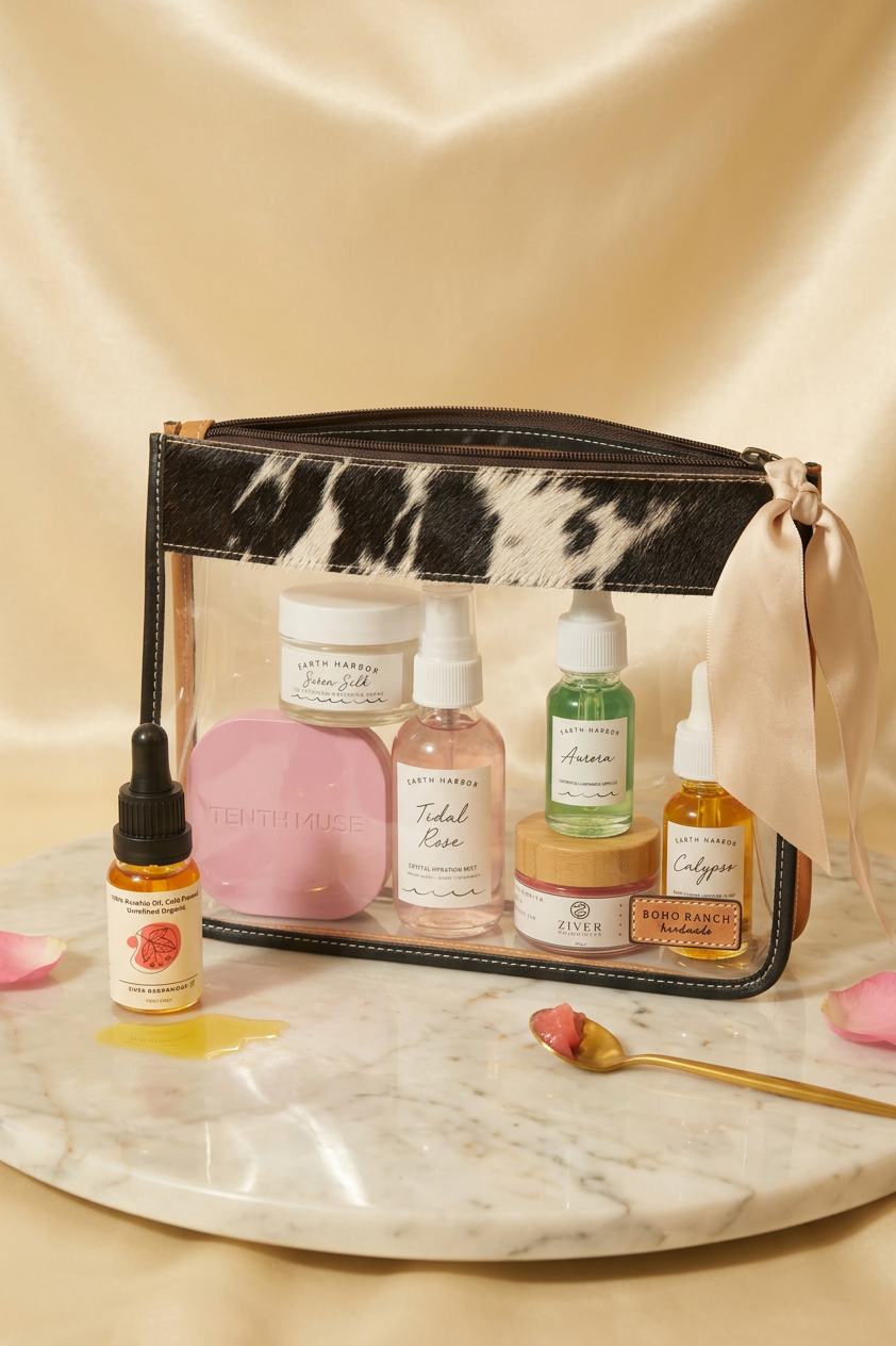 Clear Travel Pouch from Boho Ranch
