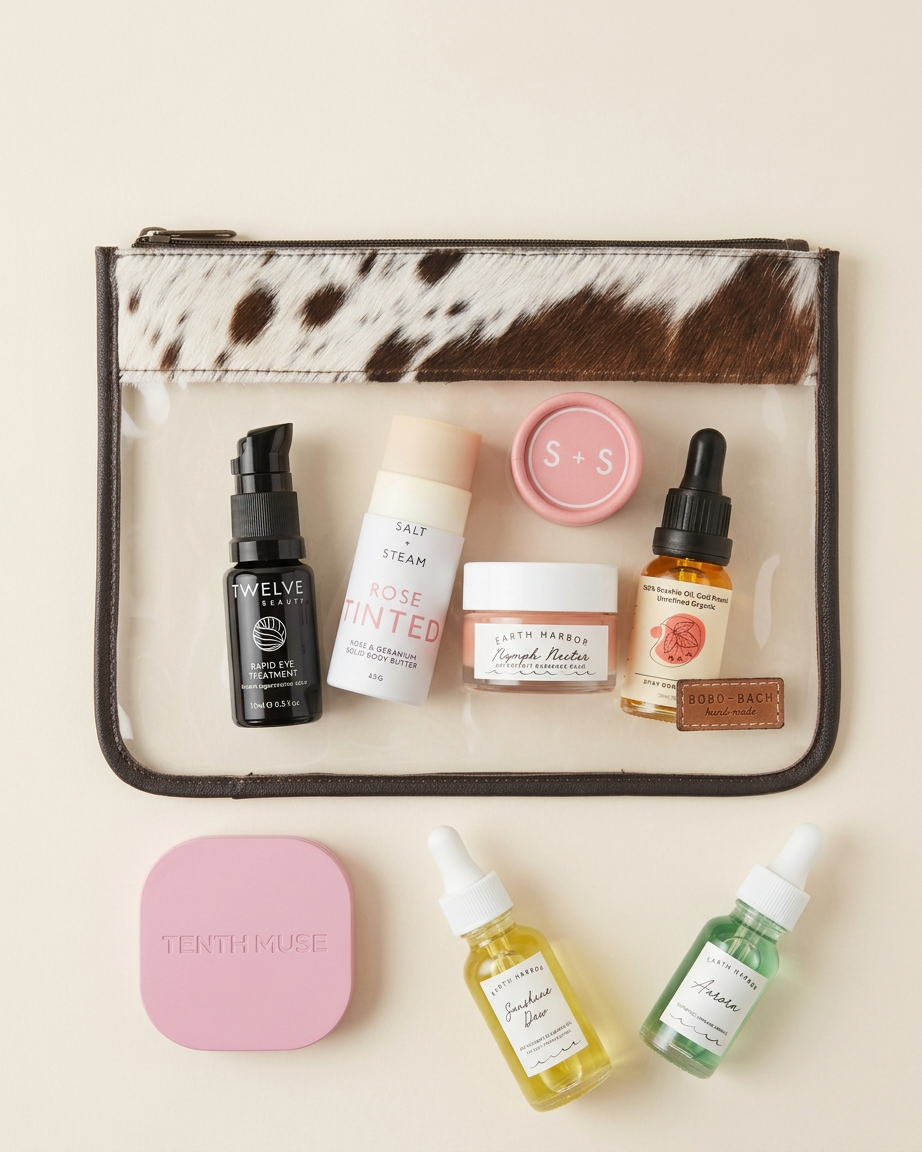 Clear Travel Pouch from Boho Ranch