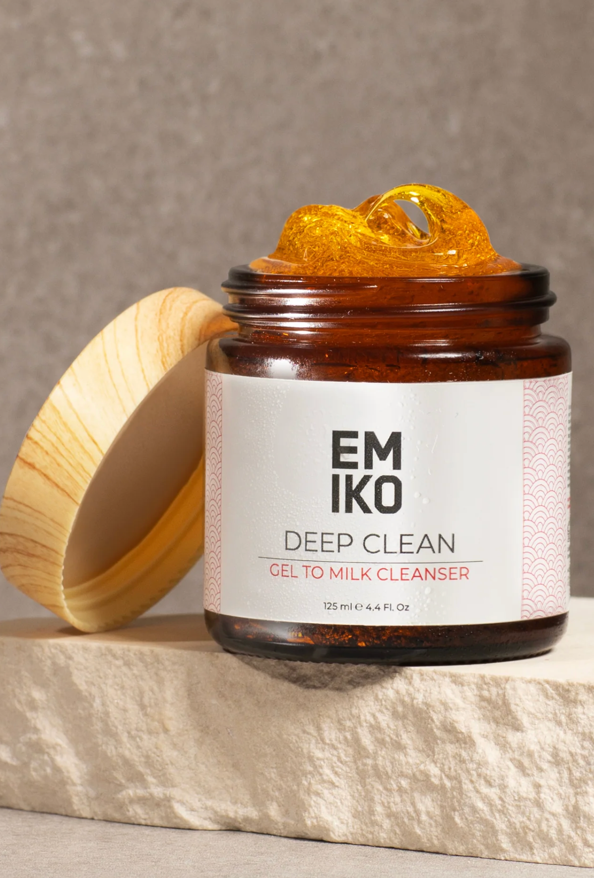 Deep Clean Gel to Milk Cleanser EMIKO