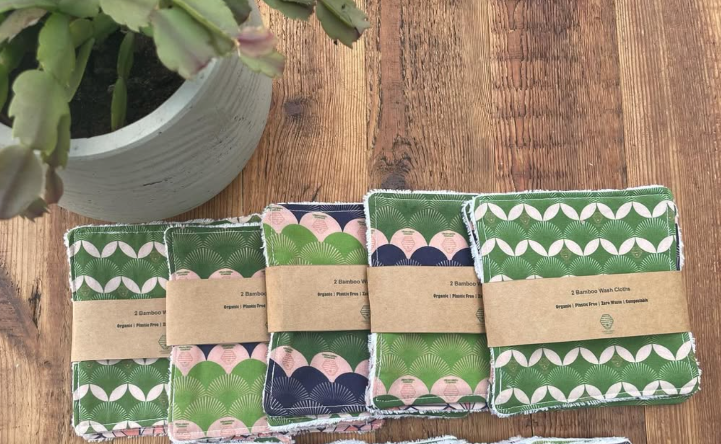 Urban Green Company Eco-Friendly Bamboo Wash Cloths