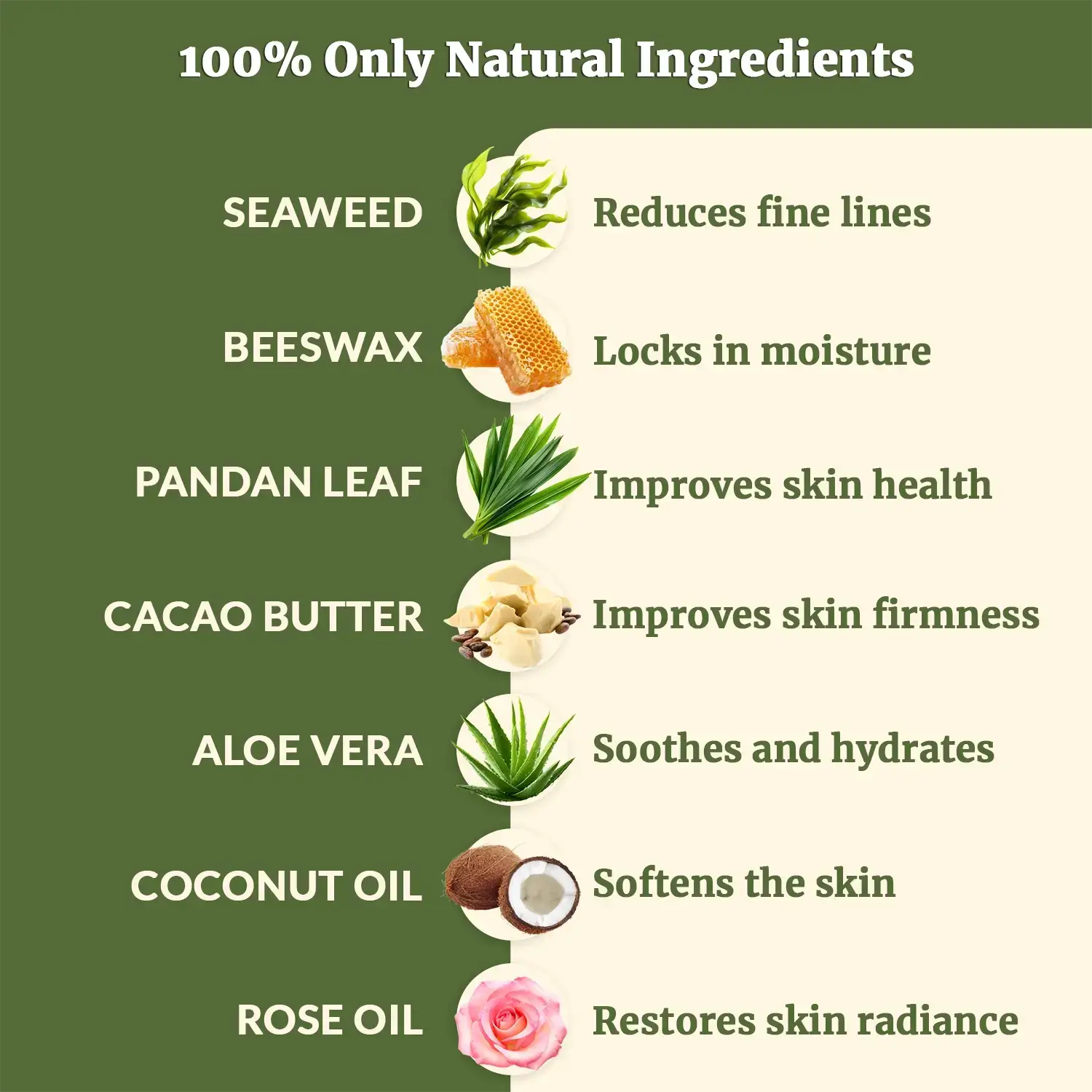 Masaroo Organic Replenishing Face Cream: 50ml