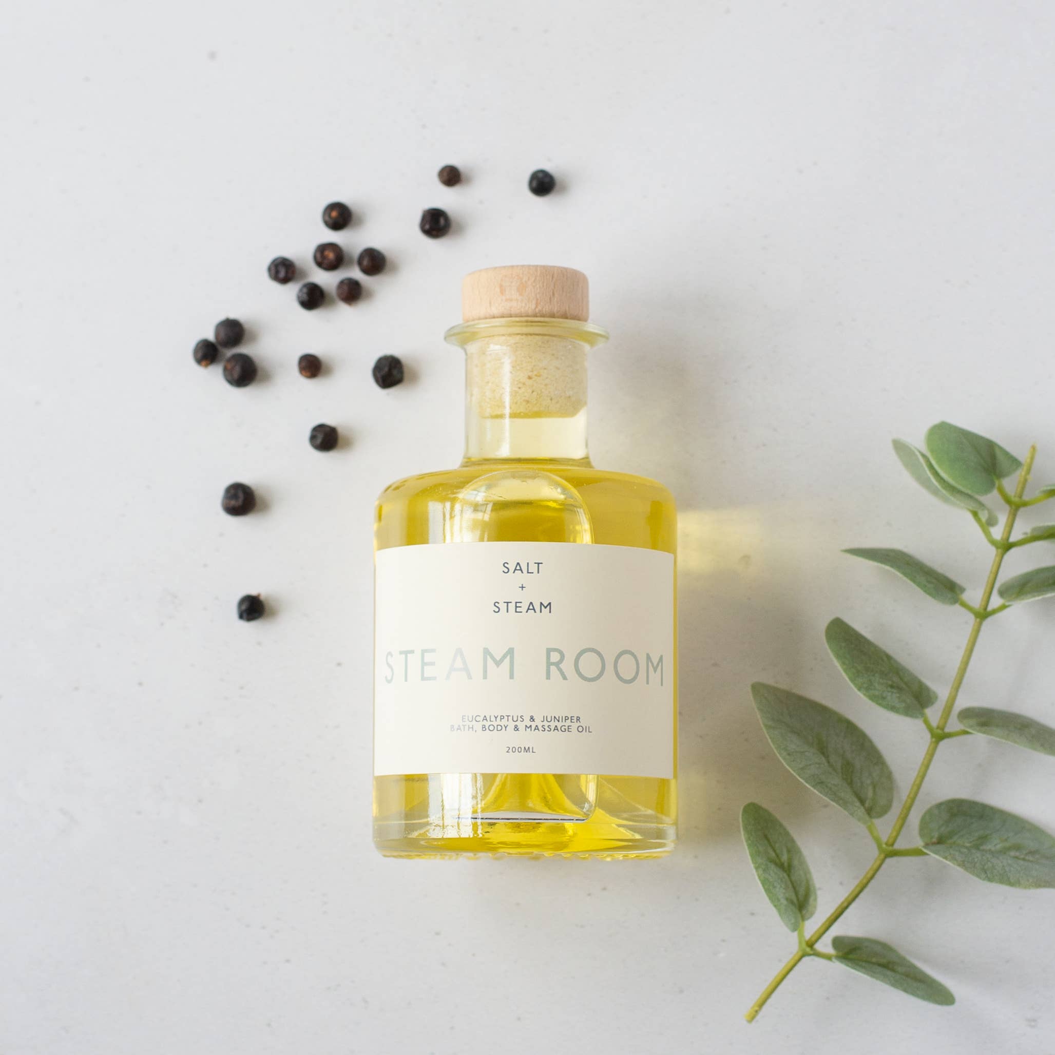 Steam Room - Eucalyptus Bath & Body Oil 100ml & 200ml: 100ml