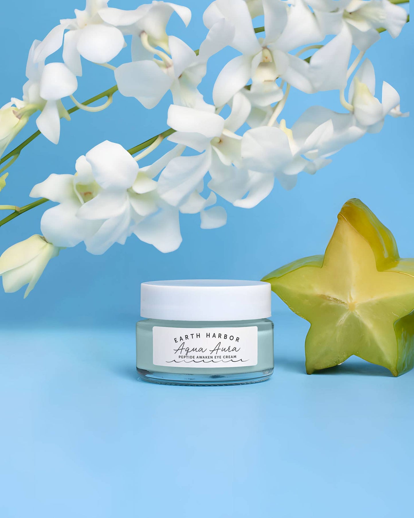 AQUA AURA Peptide Clean Eye Cream: Marine Peptides + Caffeine