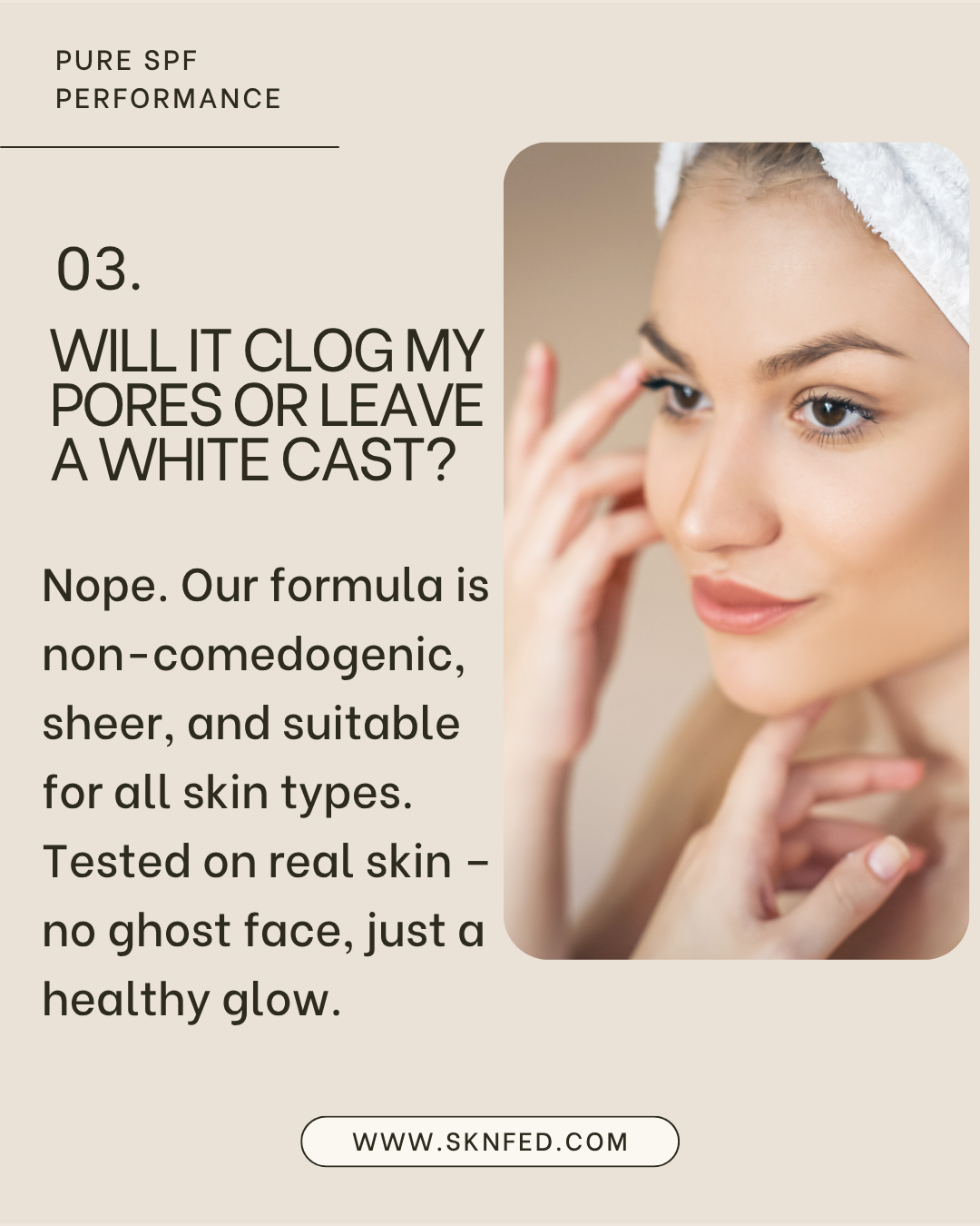 Travel Organic SPF30 Face Cream - SKNFED