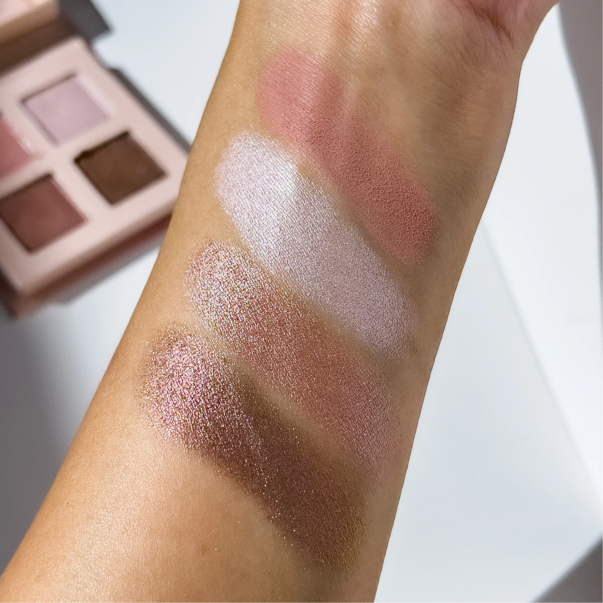 ATHR Beauty Rose Quartz Crystal Eyeshadow Quad