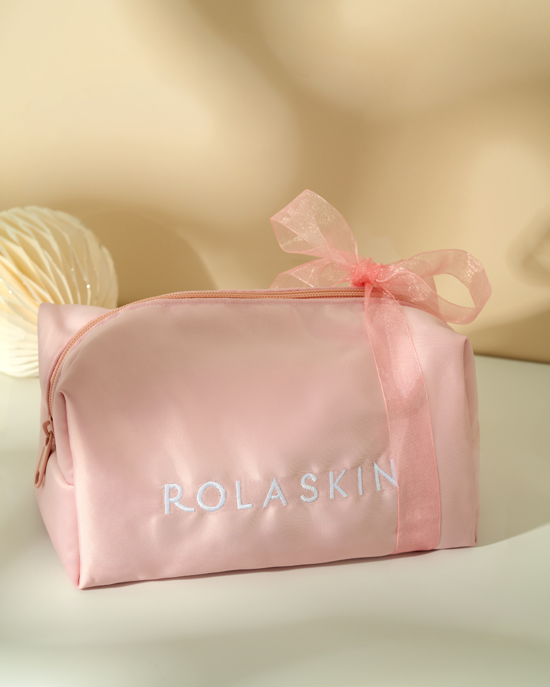 Silk Pouch: Beige Gold