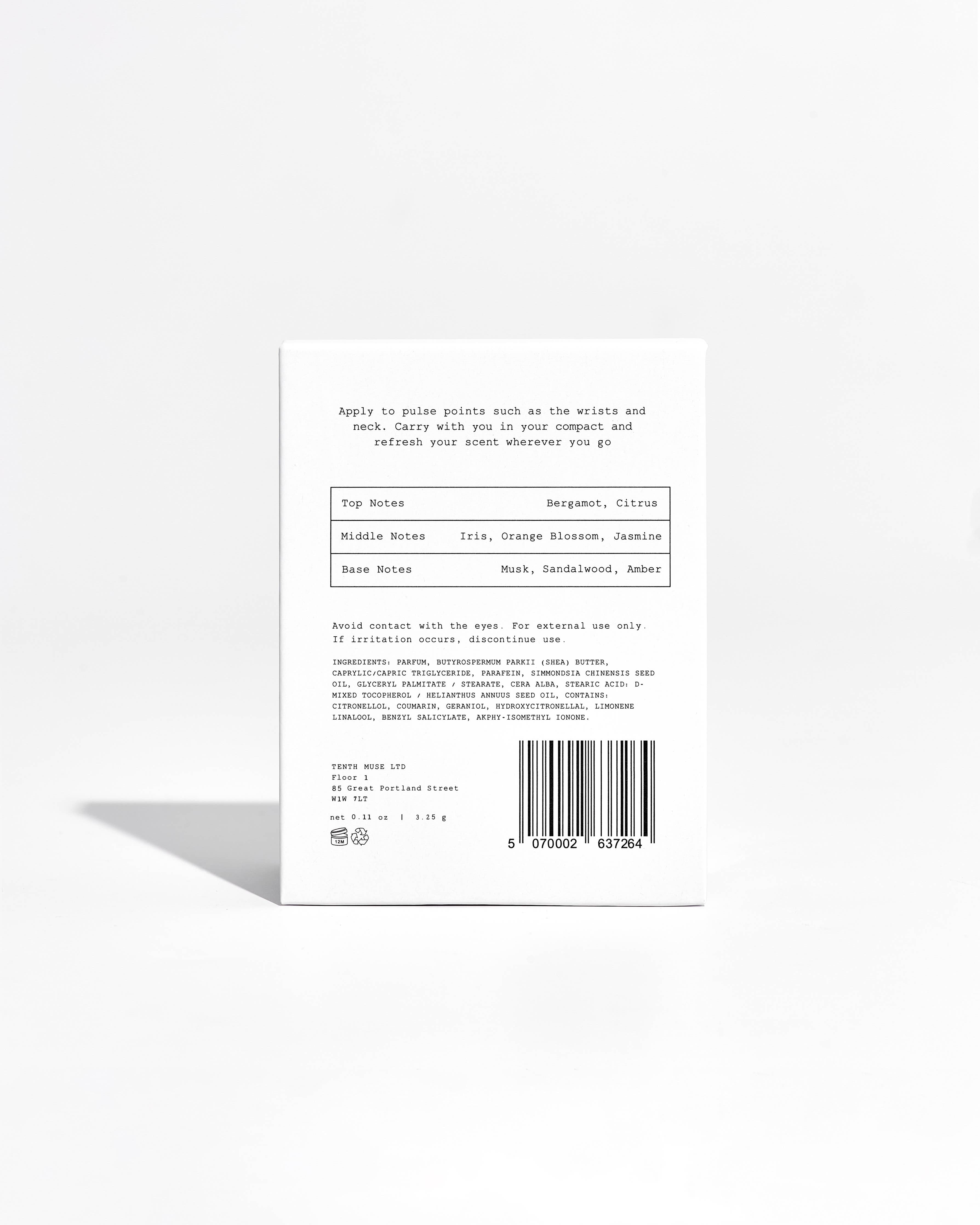 Tenth Muse Wildflower Haze Perfume Balm