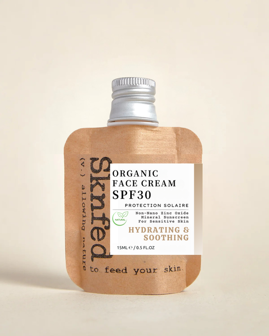 Travel Organic SPF30 Face Cream - SKNFED