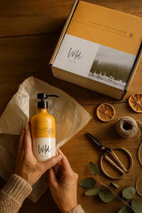 Organic Toiletries – Single Bottle Gift Box (475ml): Orange + Cardamon Cleansing Gel 475ml