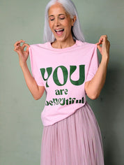 YOU are beYOUtiful Pink Tee
