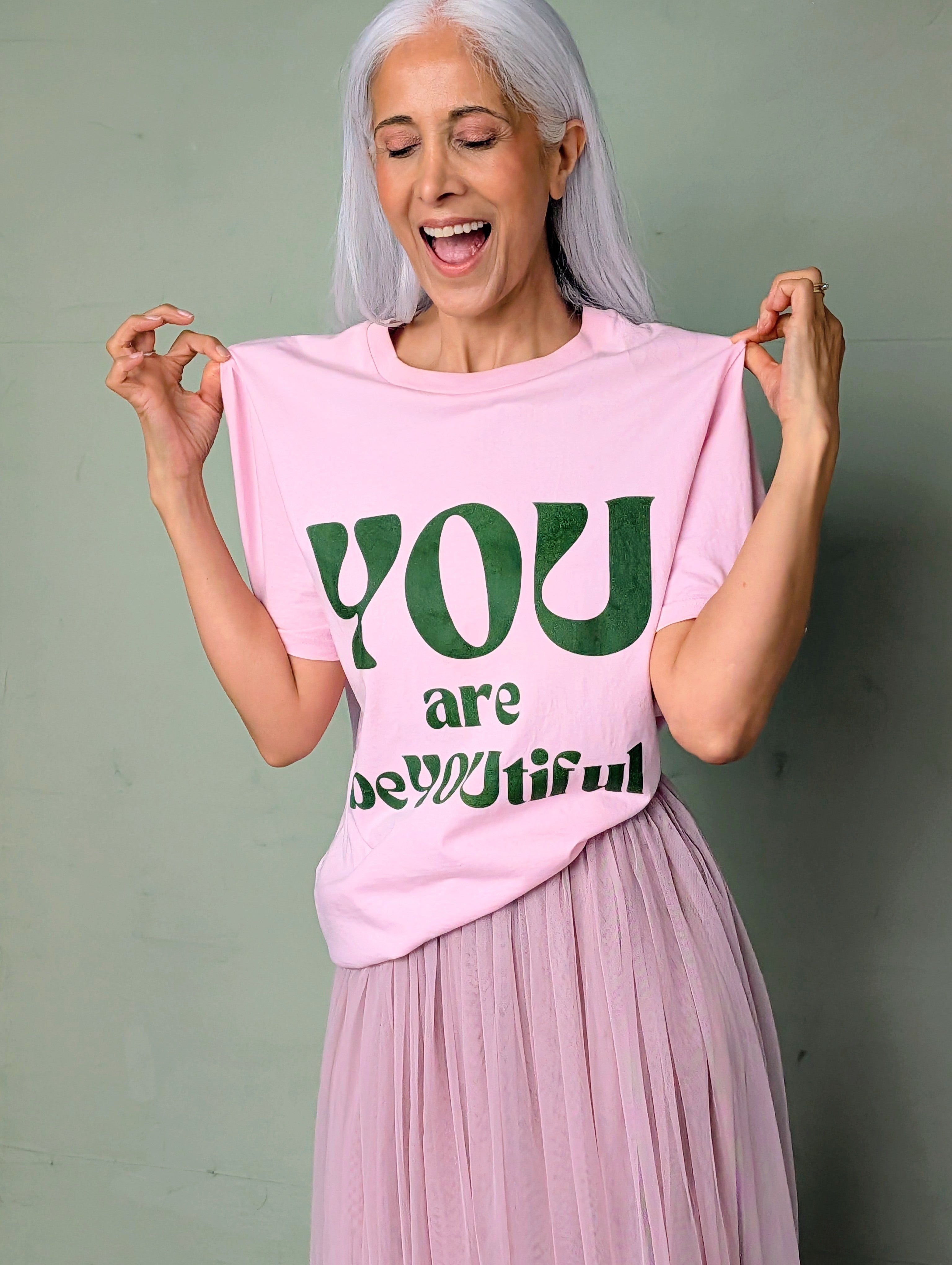 YOU are beYOUtiful Pink Tee